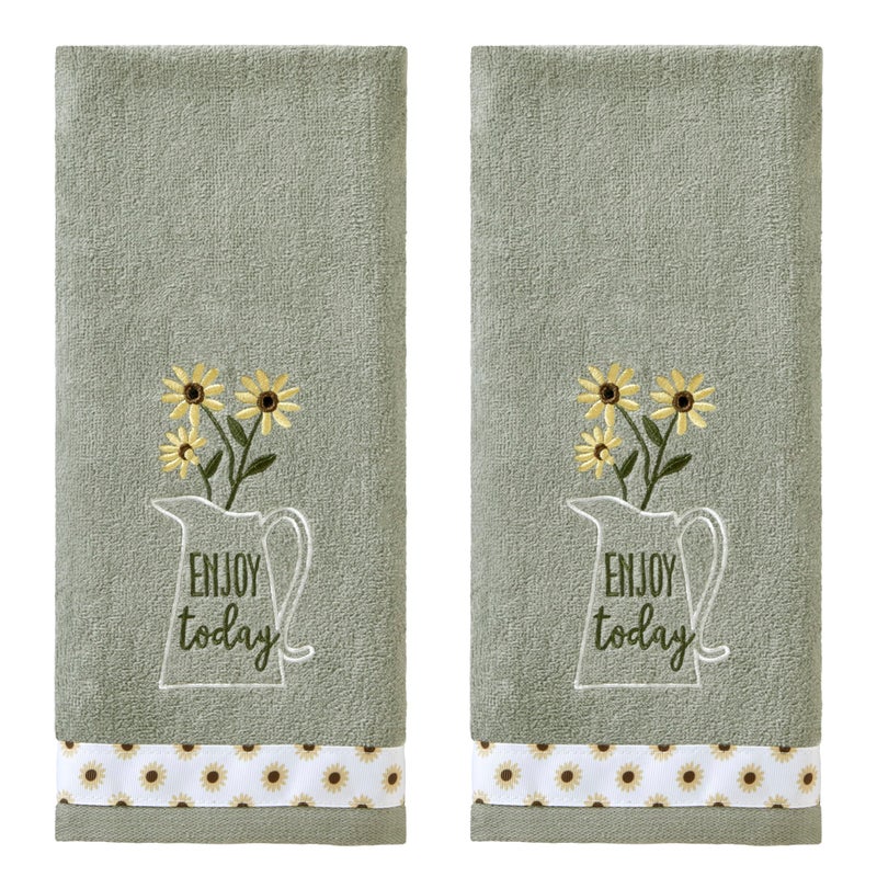 SKL HOME by Saturday Knight Ltd. Enjoy Today 2 Pc Hand Towel Set - Image 1